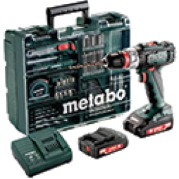 Akku-Borhrschrauber, METABO - Typ BS 18 L Quick, Set