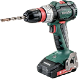 Akku-Bohrschrauber, METABO - BS 18 LT BL Q, Set